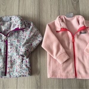 Columbia Kids' Fleece Jackets - Pink and Floral